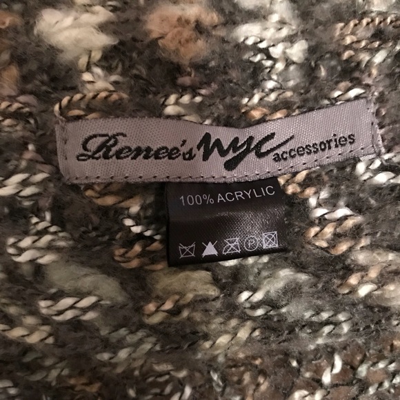 Wool-Like Woven Long Infinity Scarf - Picture 2 of 5